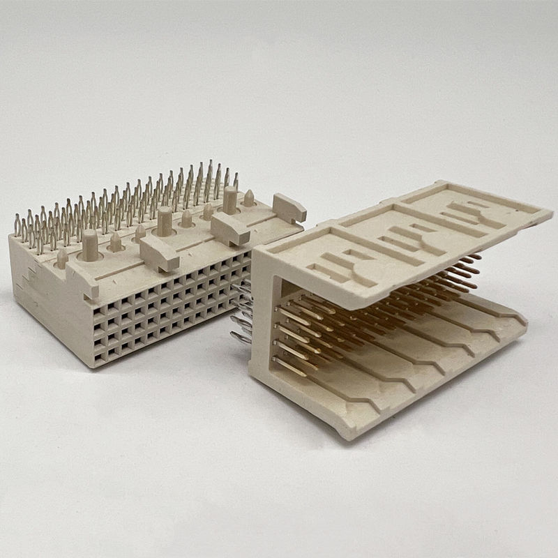 موصلات مترية صلبة 2.0mm 24pin 48pin 72pin 96pin Press-Fit نوع DIN41612