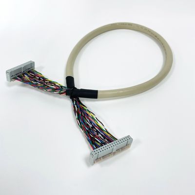 UL20706 كابل IDC المستدير 34pin 40pin Pitch 2.54mm IDC Connector للالكترونيات