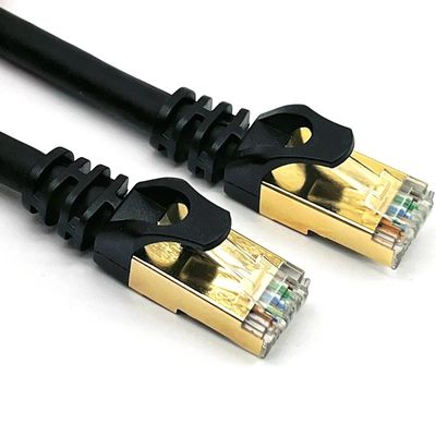 كابل شبكة RJ45 SFTP Cat5e Cat6a Cat7 Cat8 UTP كابل في شبكة الكمبيوتر