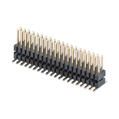 1.27ملم بلاستيك مزدوج 2 - 100 دبوس ربط رأس H2.5mm DIP SMT نوع PCB