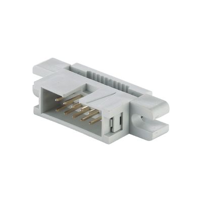 طلاء القصدير الذهبي 2.54mm رأس الصندوق PBT النحاس 6P - 64P لوحة IDC إلى رابط الأسلاك
