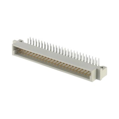 2 صف DIN 41612 رابط 64 دبوس الزاوية اليمنى الغطس 2.54mm الطول ذكر رابط