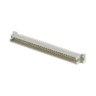 2x32P 2.54mm Din 41612 رابط 2 صف 64 دبوس ذكر مستقيم من خلال فتحة غطاء
