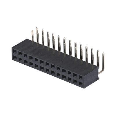 2.0 ملم H4.3 4.6 ملم إمرأة دبوس رأس رابط الزاوية اليمنى 90 درجة 2x2 2x40دبوس