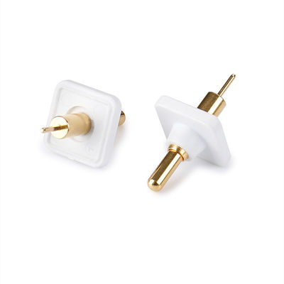 وحدة توصيل بطاقة PCB متوافقة مع الطلب 1Pin من خلال فتحة ربيع محمل POGO Pin Connector