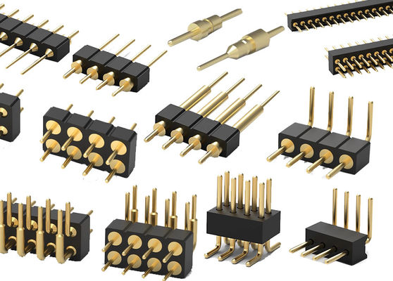 1.27mm 2.0mm 2.54mm رأس الدبوس المستدير رابط PCB رأس الدبوس المصنعة نوع SMT