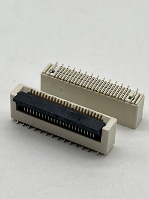 Fpc موصل backflip الاتصال السفلي zif نوع smd fpc ffc موصل منفذ 0.5 pitch